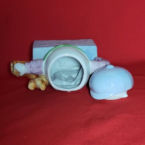 Vintage Feitx Humpty Dumpty Sitting On  Wall Decorative Porcelain Teapot - Picture 11 of 14